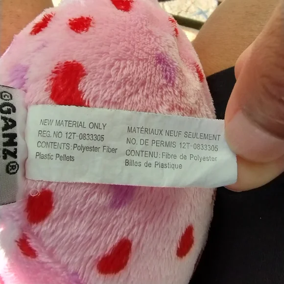 Ganz Webkinz Love Frog HM144 Valentine's Day Pink W/ Hearts No Code - Picture 9 of 13